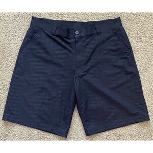 Under Armour Men's Golf ShortsSize 40 Black With Pinstripes